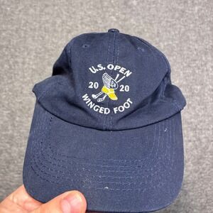 USGA 2020 U.S. Open Winged Foot Hat Mens OSFA‎ Navy Blue USGA Member Adjustable